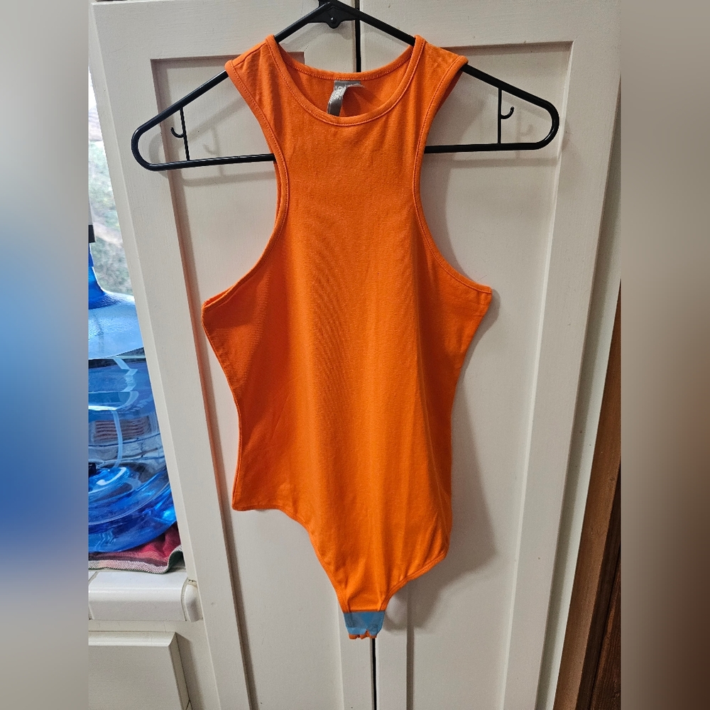NWT Orange ASOS Bodysuit - Picture 4 of 9